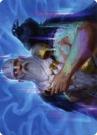 Alrund, God of the Cosmos // Alrund, God of the Cosmos (ASKHM-009) - Art Series: Kaldheim (Borderless) Foil