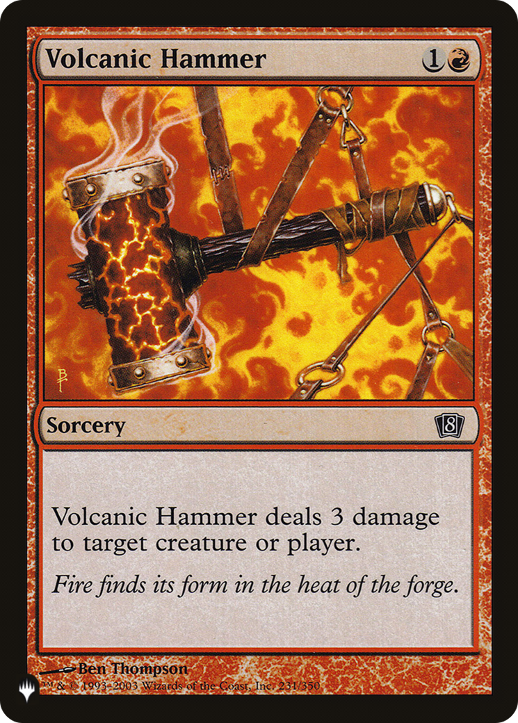 Volcanic Hammer (LIST-231/350) - The List