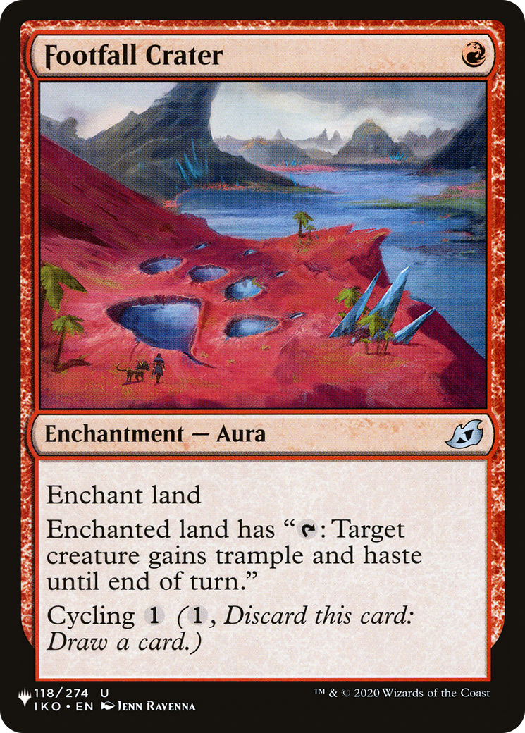 Footfall Crater (LIST-118) - The List