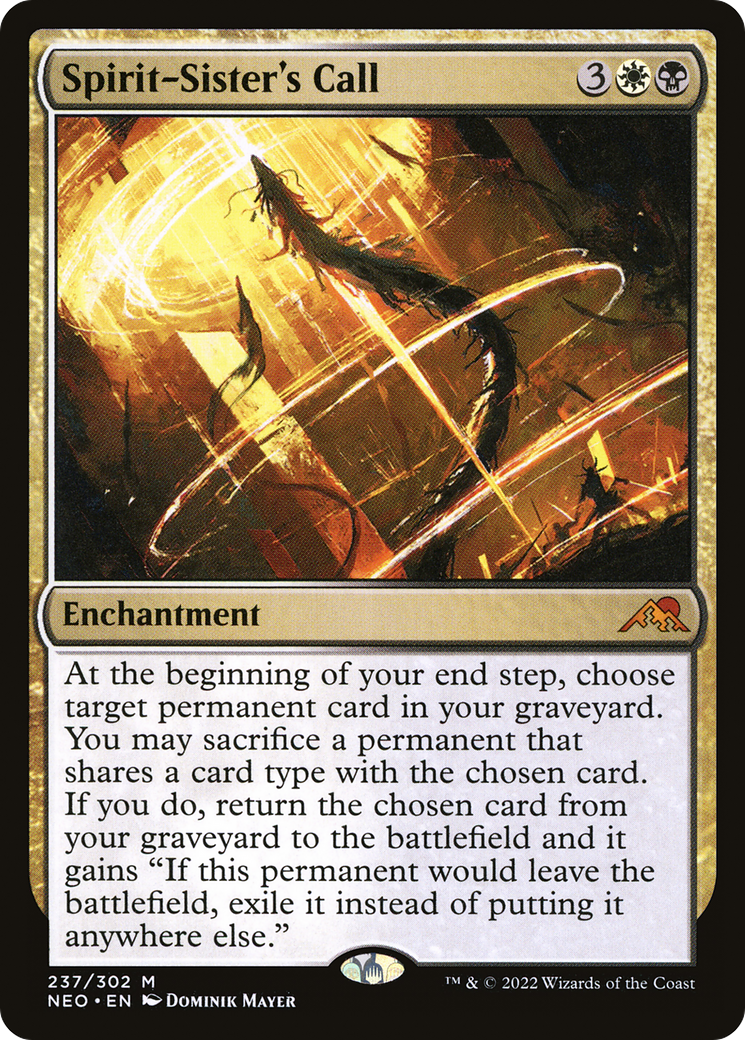 Spirit-Sister's Call (NEO-237) - Kamigawa: Neon Dynasty