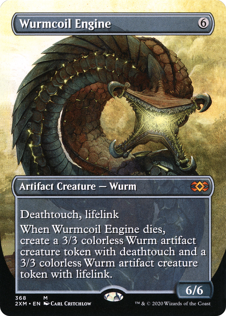 Wurmcoil Engine (Borderless) (2XM-368) - Double Masters (Borderless) Foil