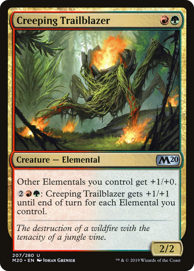Creeping Trailblazer (M20-207) - Core Set 2020 Foil