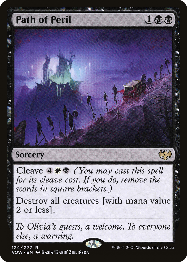 Path of Peril (VOW-124) - Innistrad: Crimson Vow Foil