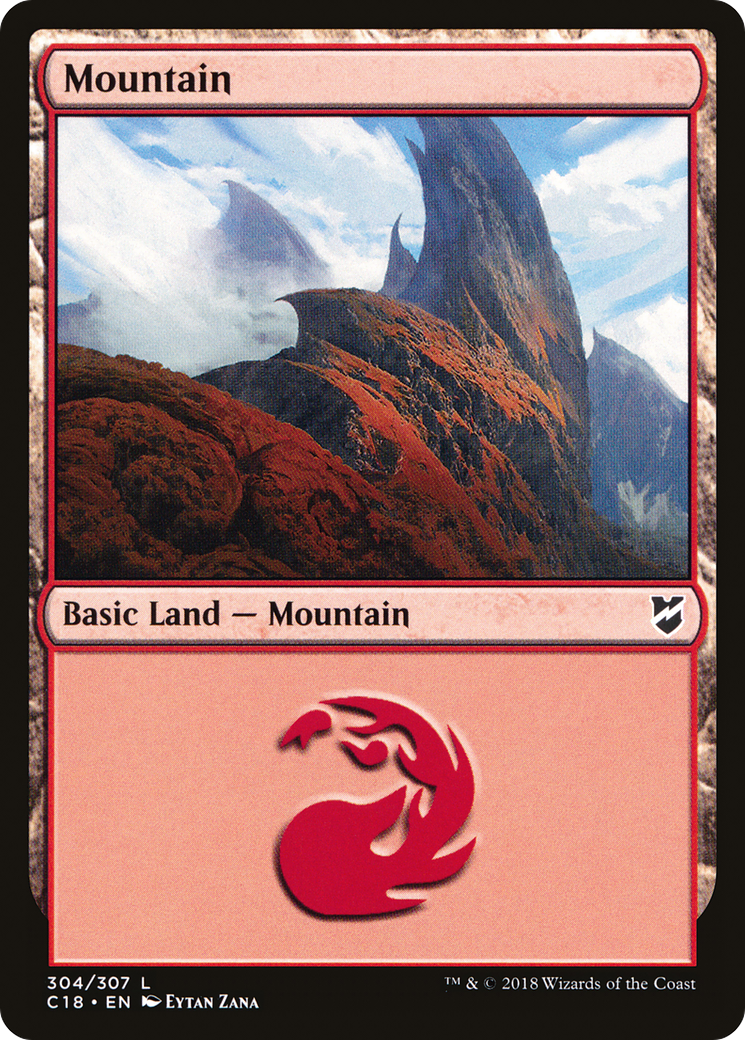Mountain (304) (C18-304) - Commander 2018