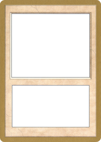 2002 World Championship Blank Card (WCD-) - World Championship Decks 2002