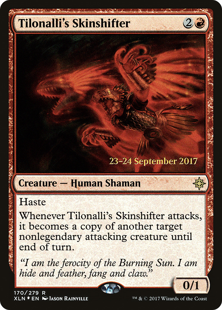 Tilonalli's Skinshifter (PRE-170) - Ixalan Promos Foil