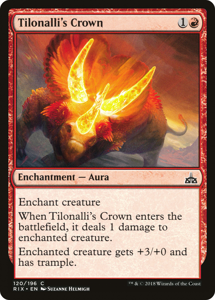 Tilonalli's Crown (RIX-120) - Rivals of Ixalan
