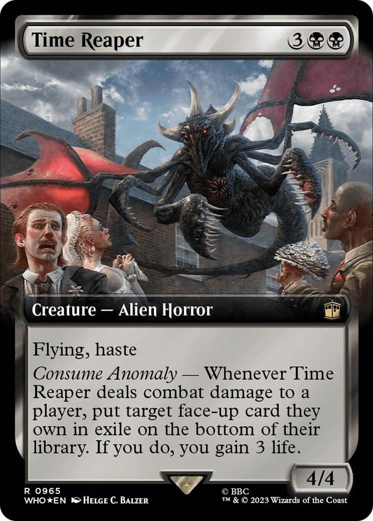 Time Reaper (Extended Art) (Surge Foil) (WHO-965) - Doctor Who: (Extended Art) Foil