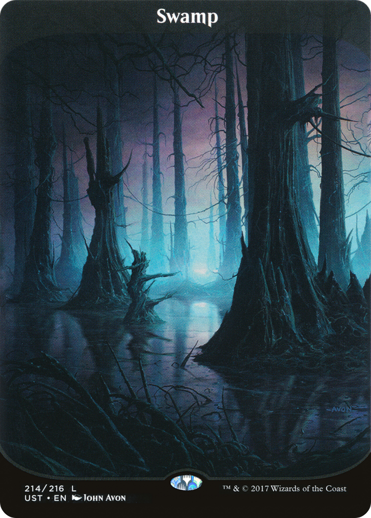 Swamp (UST-214) - Unstable (Borderless) Foil