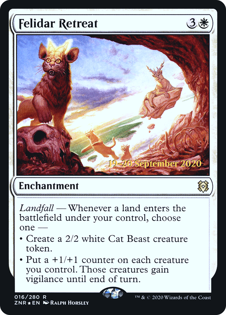 Felidar Retreat (PRE-016) - Zendikar Rising Promos Foil