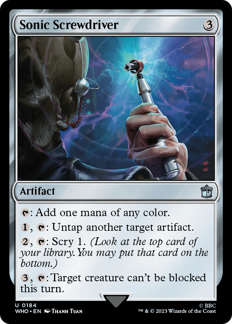 Sonic Screwdriver (0184) (WHO-184) - Doctor Who Foil