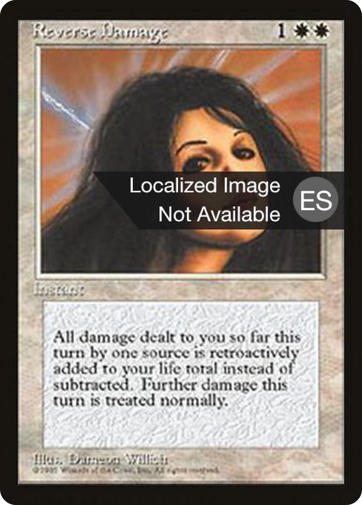 Reverse Damage (4BB-) - Fourth Edition Foreign Black Border