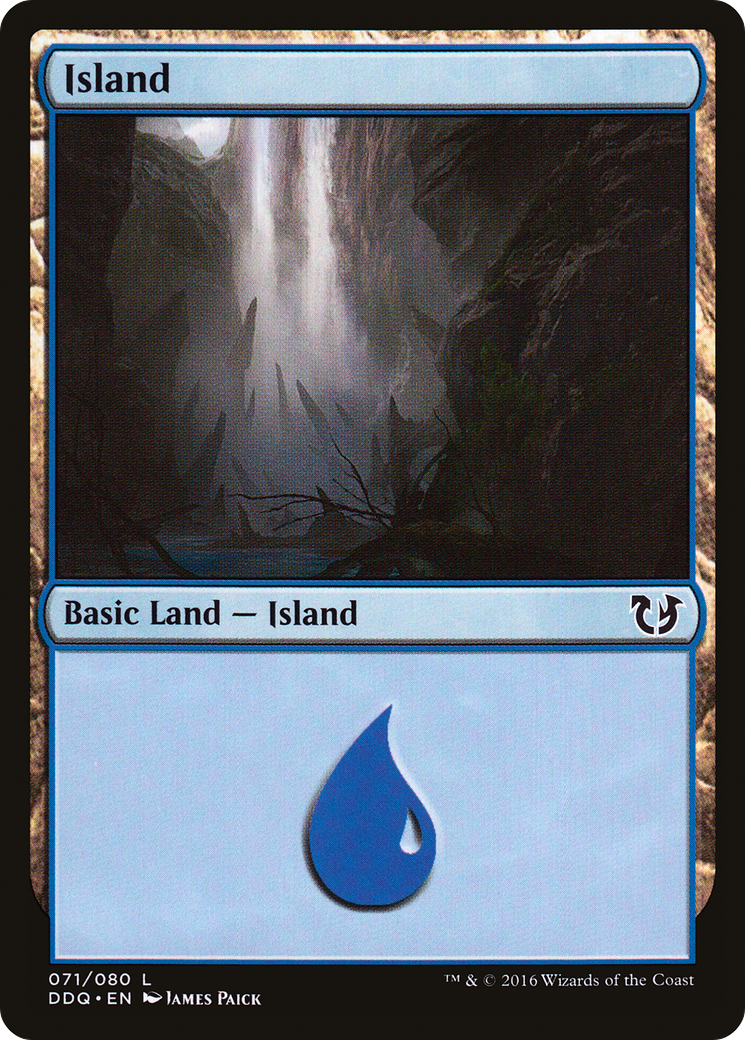 Island (071) (DDQ-071) - Duel Decks: Blessed vs. Cursed