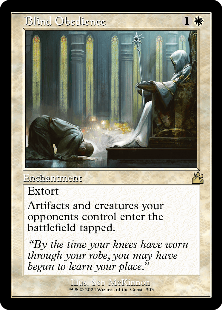 Blind Obedience (Retro Frame) (RVR-303) - Ravnica Remastered