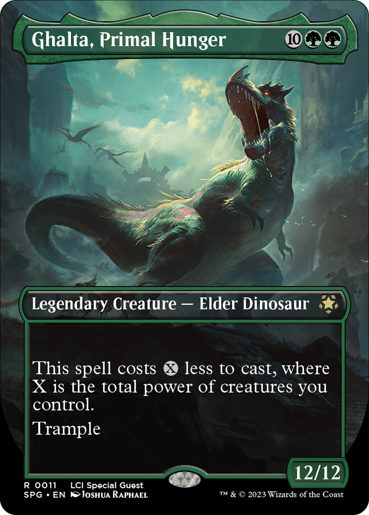 Ghalta, Primal Hunger (Borderless) (SPG-011) - Special Guests (Borderless) Foil