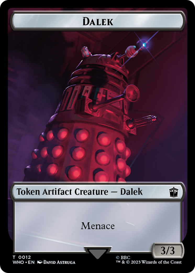 Dalek (TWHO-012) - Doctor Who Tokens Foil