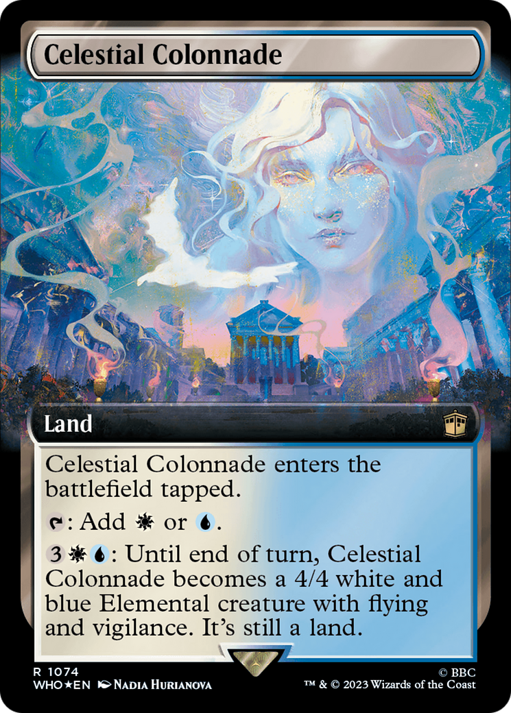 Celestial Colonnade (Extended Art) (Surge Foil) (WHO-1074) - Doctor Who: (Extended Art) Foil