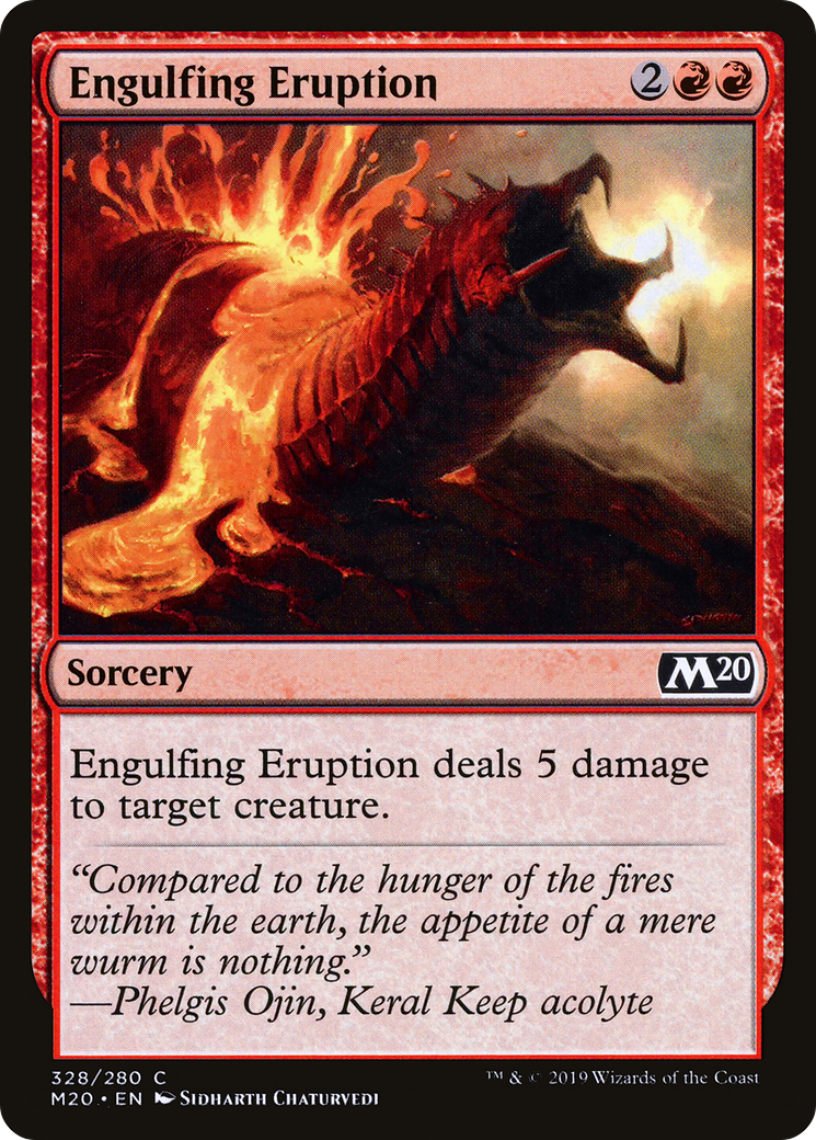 Engulfing Eruption (M20-328) - Core Set 2020