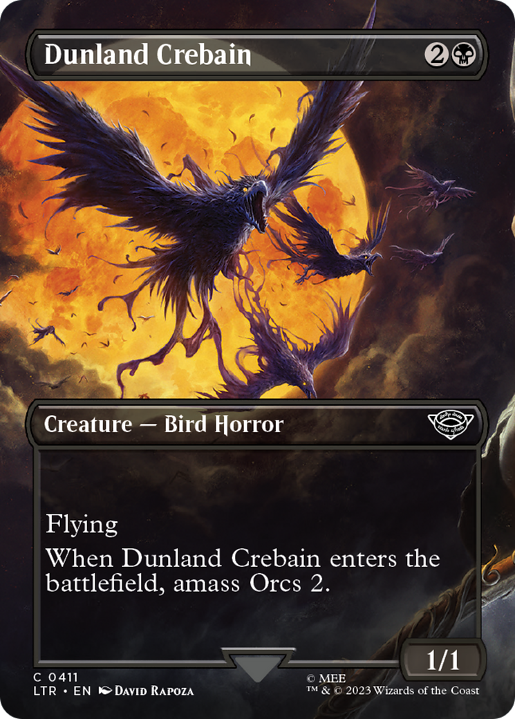 Dunland Crebain (Borderless) (LTR-411) - The Lord of the Rings: Tales of Middle-earth (Borderless)