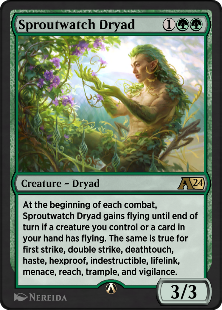 Sproutwatch Dryad (YMKM-020) - Alchemy: Murders at Karlov Manor