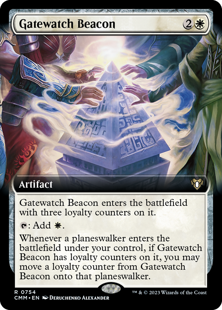 Gatewatch Beacon (Extended Art) (CMM-754) - Commander Masters: (Extended Art) Foil