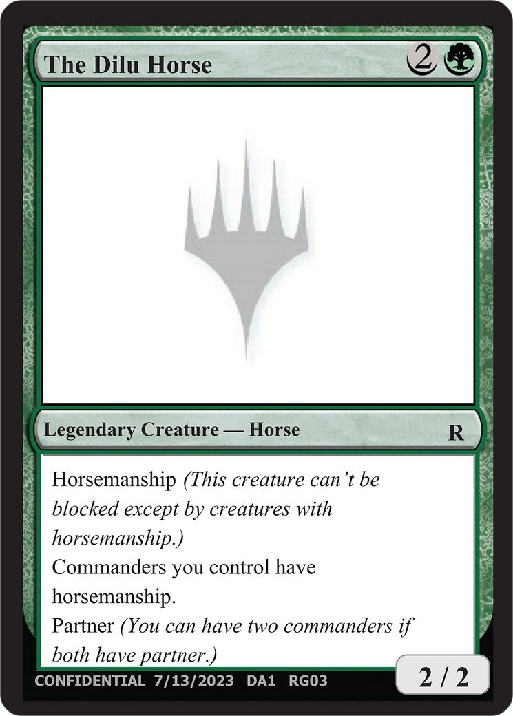 The Dilu Horse (UNK-RG03D) - Unknown Event