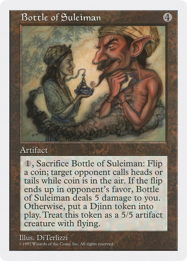 Bottle of Suleiman (5ED-) - Fifth Edition