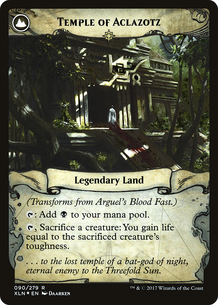 Arguel's Blood Fast (PRE-090) - Ixalan Promos: (compasslanddfc) Foil