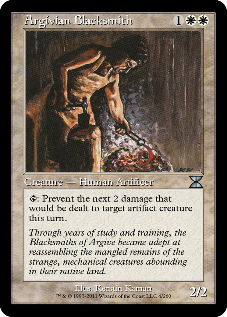 Argivian Blacksmith (ME4-004) - Masters Edition IV Foil