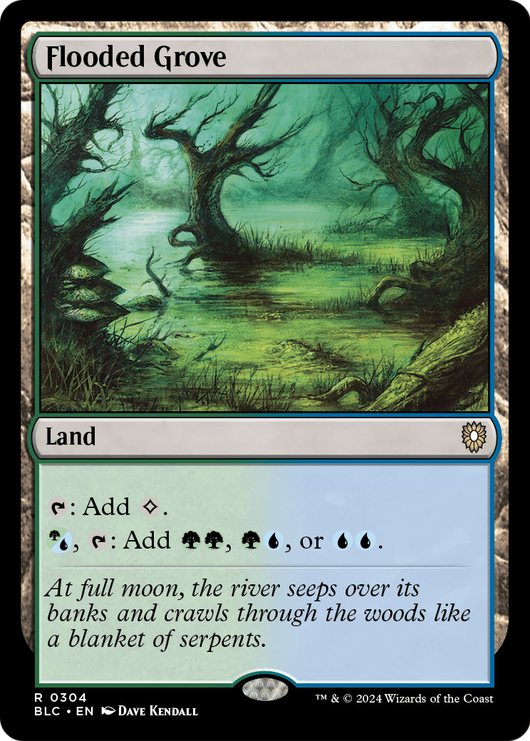 Flooded Grove (BLC-304) - Bloomburrow Commander