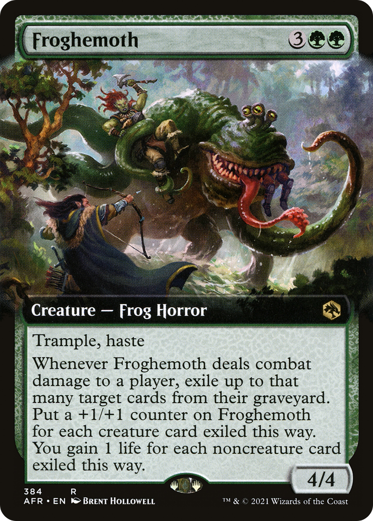 Froghemoth (Extended Art) (AFR-384) - Adventures in the Forgotten Realms: (Extended Art)