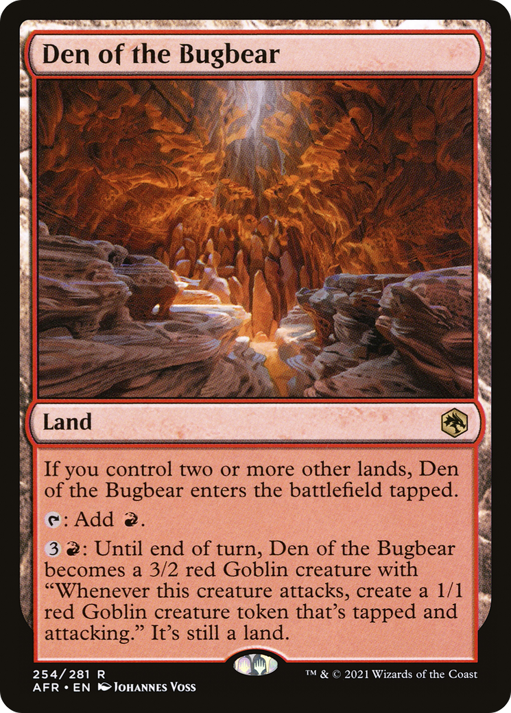 Den of the Bugbear (AFR-254) - Adventures in the Forgotten Realms Foil