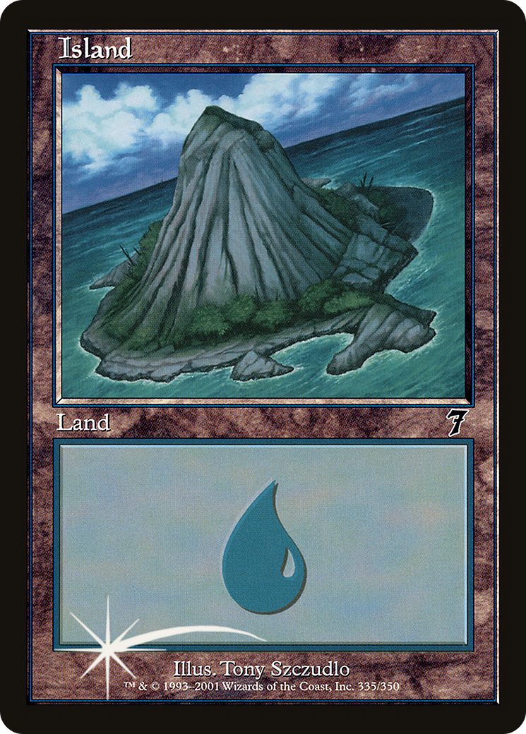 Island (335) (7ED-335) - 7th Edition