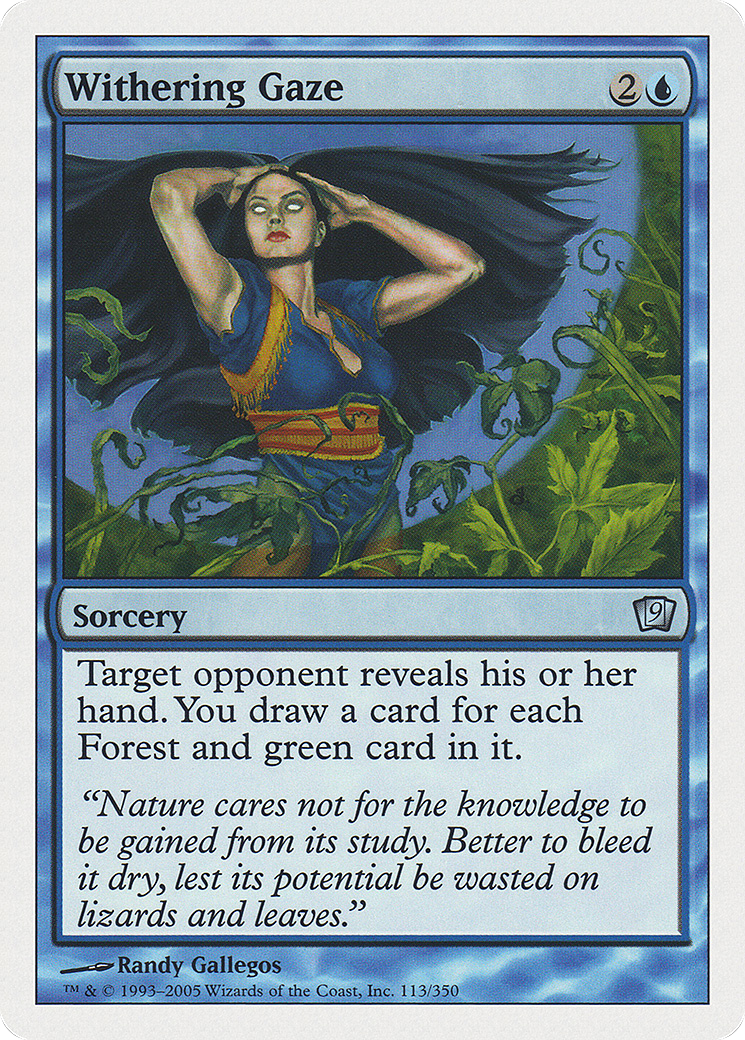 Withering Gaze (9ED-113) - 9th Edition Foil