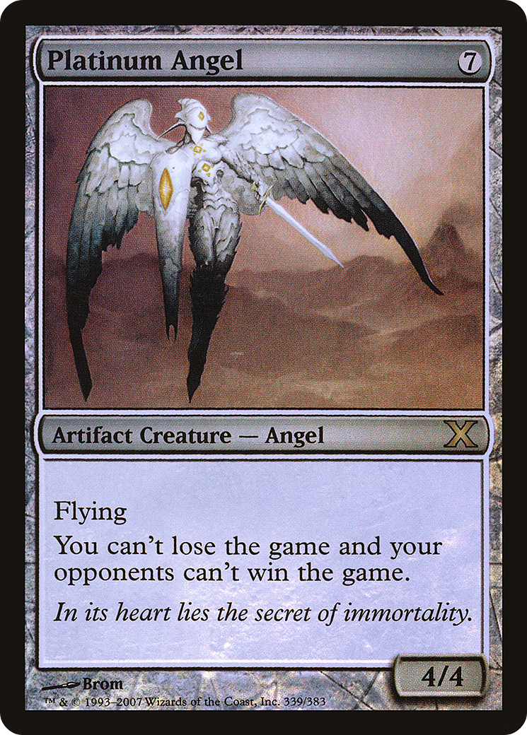 Platinum Angel (10E-339★) - Tenth Edition Foil