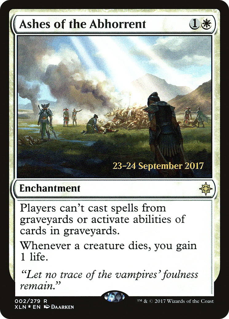 Ashes of the Abhorrent (PRE-002) - Ixalan Promos Foil