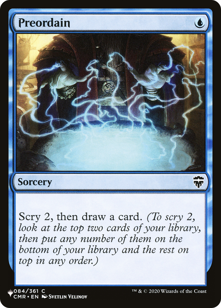 Preordain (CMR) (LIST-084) - The List