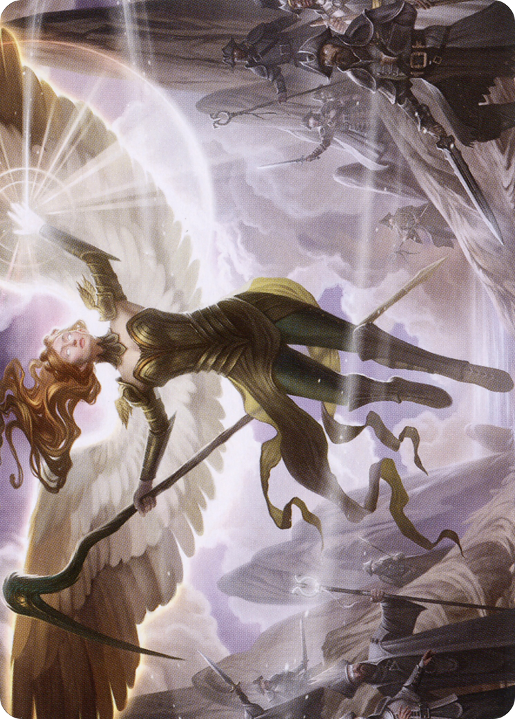Sigarda's Splendor // Sigarda's Splendor (AMID-019) - Midnight Hunt Art Series (Borderless) Foil