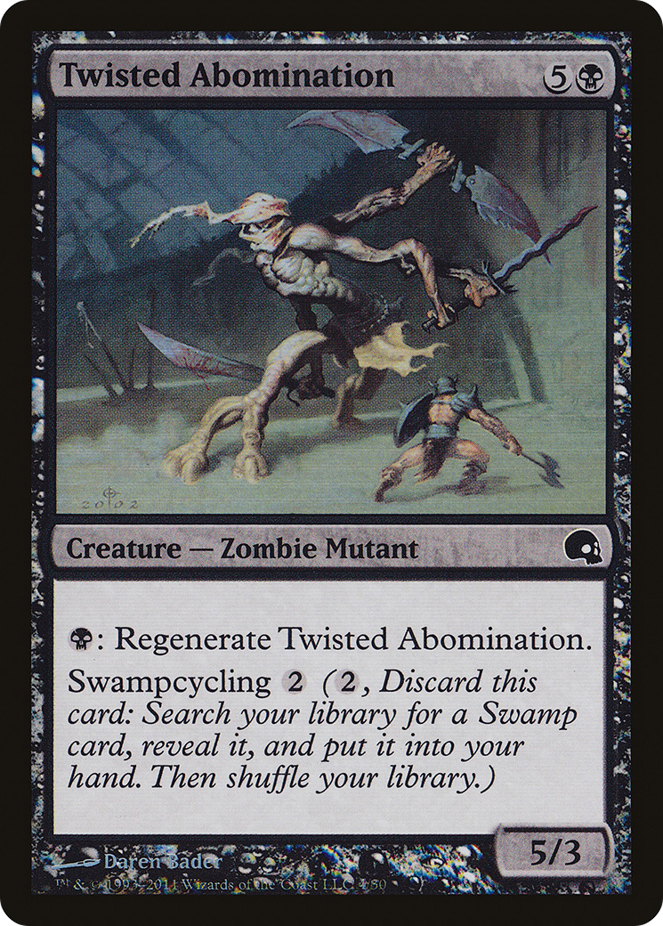 Twisted Abomination (GRV-004) - Premium Deck Series: Graveborn Foil