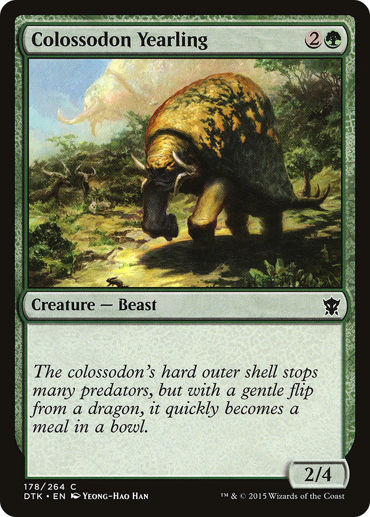 Colossodon Yearling (DTK-178) - Dragons of Tarkir Foil