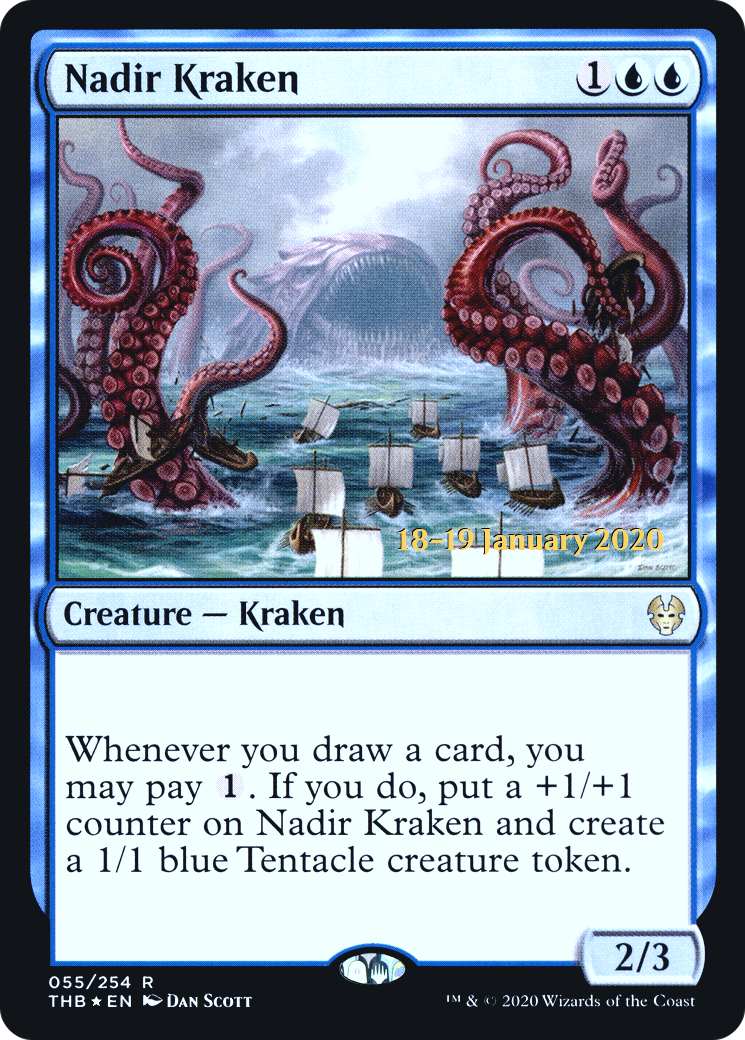 Nadir Kraken (PRE-055) - Theros Beyond Death Promos Foil