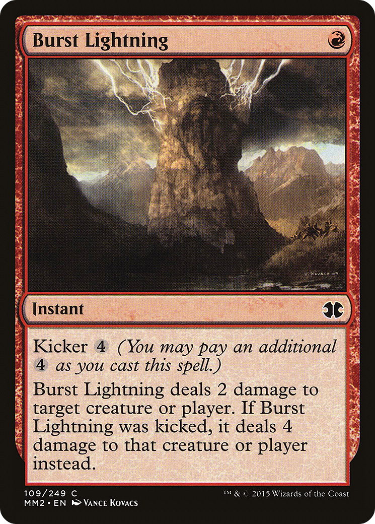 Burst Lightning (MM2-109) - Modern Masters 2015 Foil