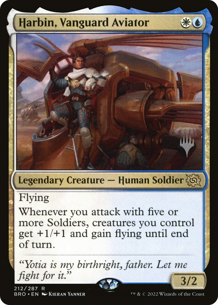 Harbin, Vanguard Aviator (PPBRO-212) - The Brothers' War Promos Foil