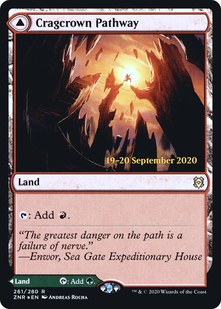 Cragcrown Pathway (PRE-261) - Zendikar Rising Promos Foil