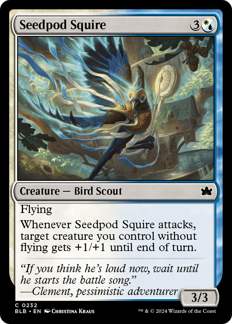 Seedpod Squire (BLB-232) - Bloomburrow