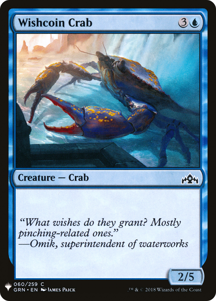 Wishcoin Crab (LIST-GRN-60) - The List