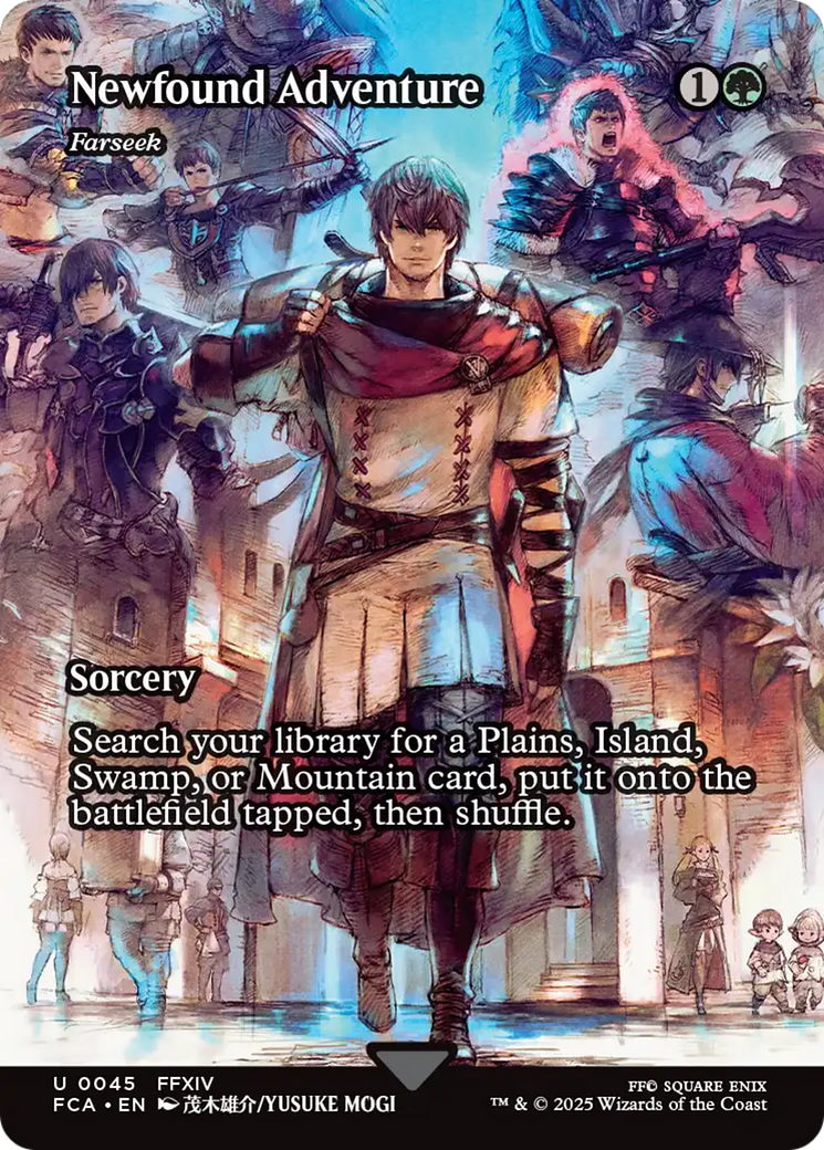 Newfound Adventure - Farseek (Showcase) (FCA-045) - FINAL FANTASY: Through the Ages / Newfound Adventure (Borderless) Foil