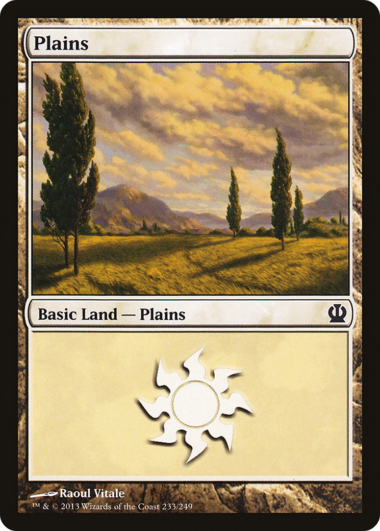 Plains (233) (THS-233) - Theros