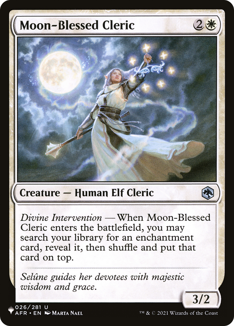 Moon-Blessed Cleric (LIST-AFR-26) - The List