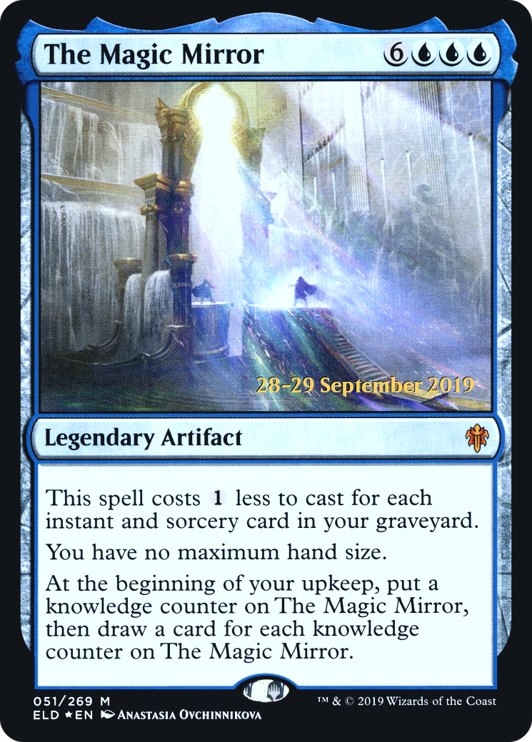 The Magic Mirror (PRE-051) - Throne of Eldraine Promos Foil